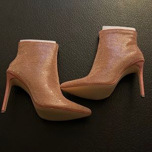 Rhinestone Rose Bootie